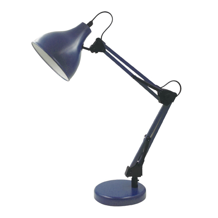 Lampa de birou Ennis, 1 x E27, 40 W, albastru WALTI