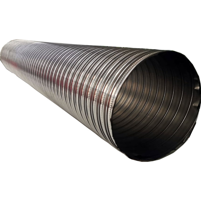 Tub flexibil, inox, dublu perete, grosime 0.2 mm, Ø 150 mm, L 2 m, argintiu WALTI