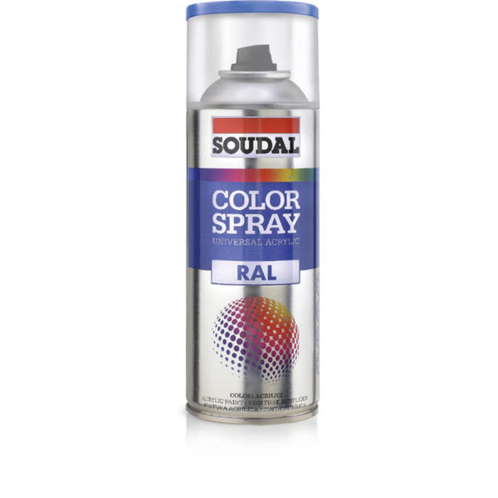Vopsea spray Soudal, universal, alb 9010, mat, 400 ml WALTI