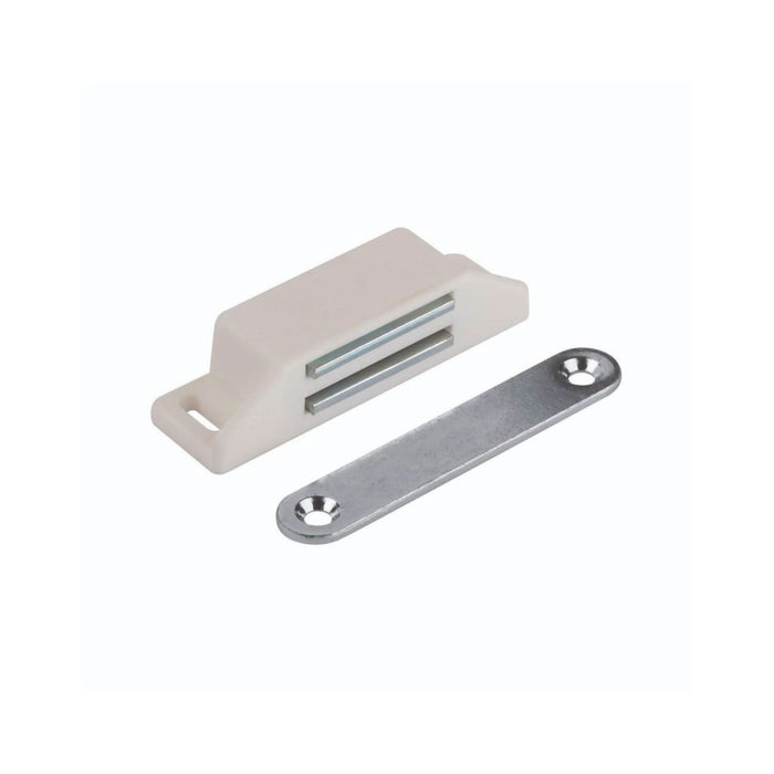 Incuietoare magnetica pentru mobila, max 8 kg, alb (set 2 buc) WALTI