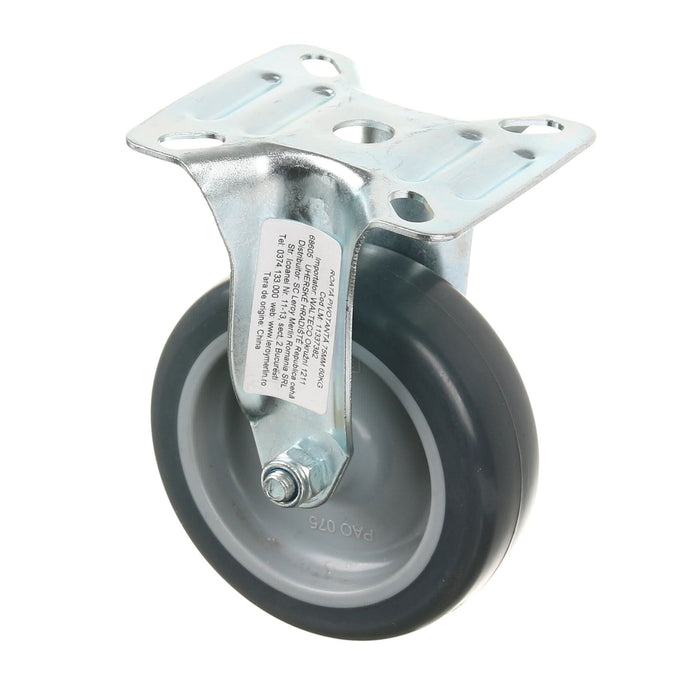 Roata fixa, Ø 75 mm, max 60 kg, neagra WALTI