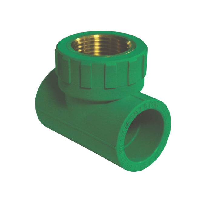Teu teava PPR, filet interior, Ø 32 mm x 1', PN25, verde WALTI