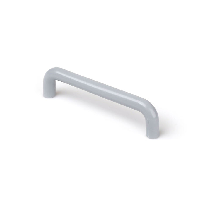 Maner mobila, 96 mm, plastic, gri, finisaj mat WALTI