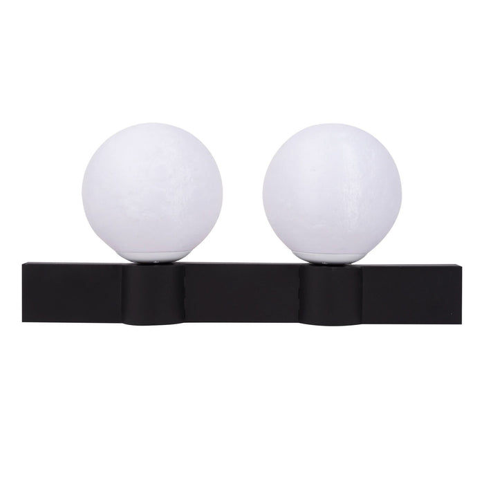 Aplica Glace, 2 x E14, 60 W, alb - negru WALTI
