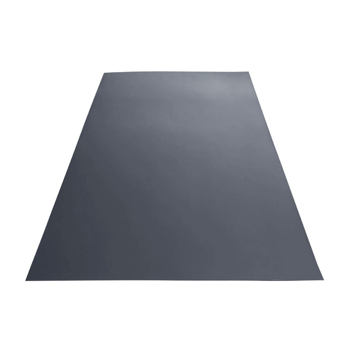 Tabla plana, 1900 x 1250 x 0.40 mm, gri, lucios WALTI