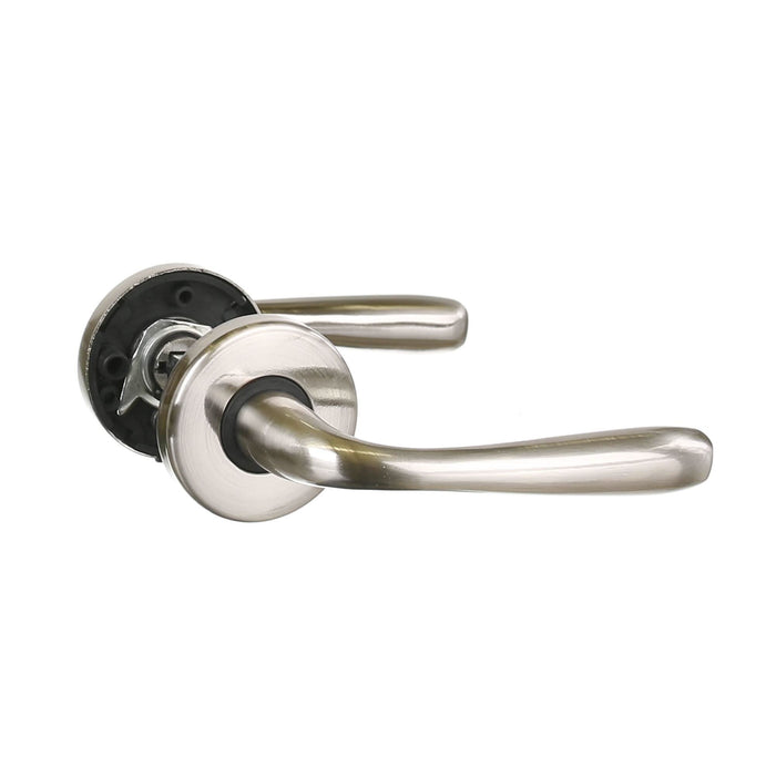 Maner tip rozeta pentru usa interior, Ewa, aluminiu, argintiu WALTI