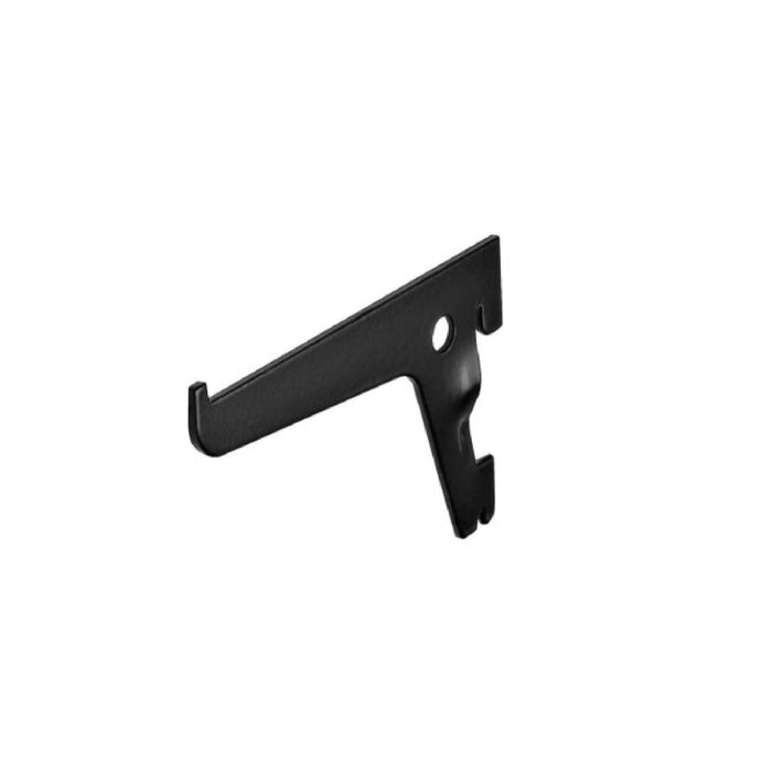 Suport simplu pentru raft pe sina, 100 mm, negru WALTI