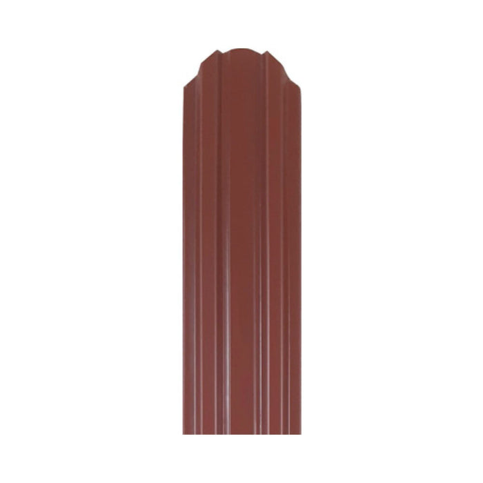 Sipca metalica gard Bravo, otel, 1500 x 90 x 0.40 mm, maro, aspect lucios WALTI