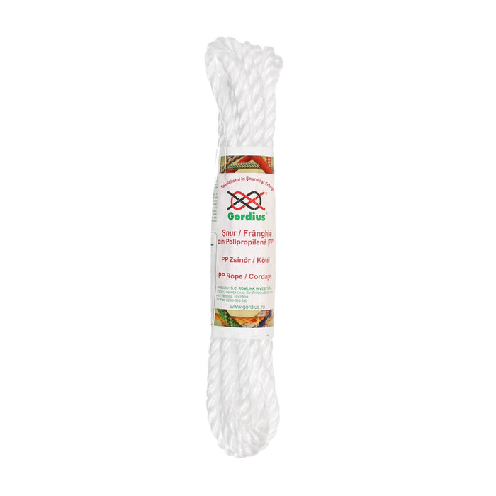 Snur rasucit, polipropilena, Ø 6 mm x L 5 m, forta de rupere max 504 kg WALTI