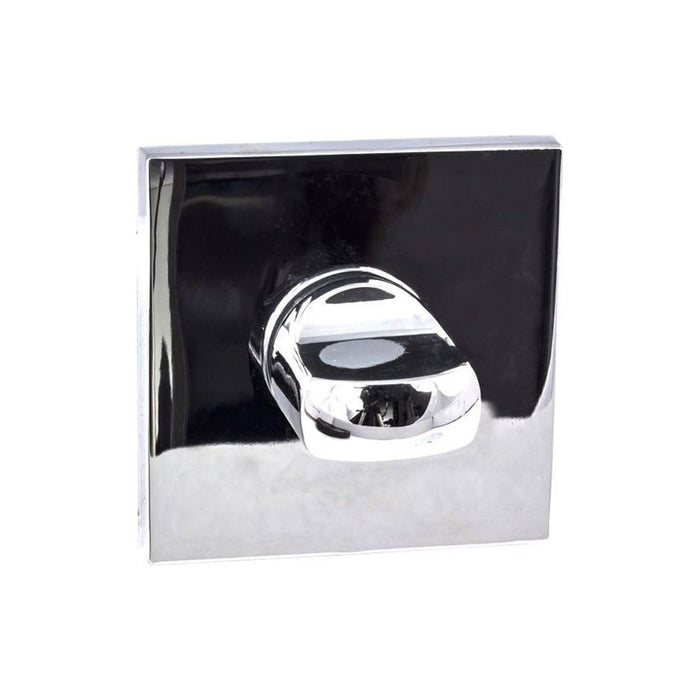 Rozeta usa interior, seria Elena/Denver/Adel, cu buton inchidere, aluminiu, argintiu WALTI