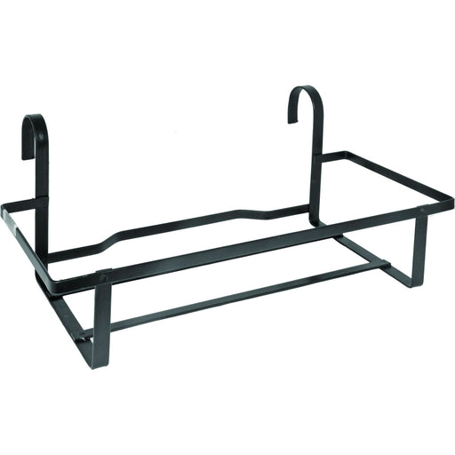 Suport jardiniera cu agatatoare, universal, metal, 38 x 17 cm, negru - WALTI WALTI