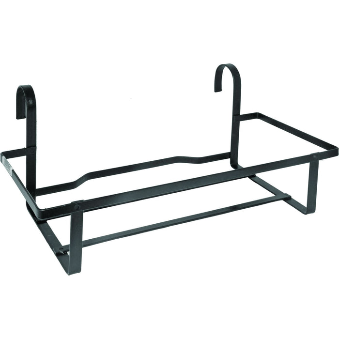 Suport jardiniera cu agatatoare, universal, metal, 38 x 17 cm, negru WALTI