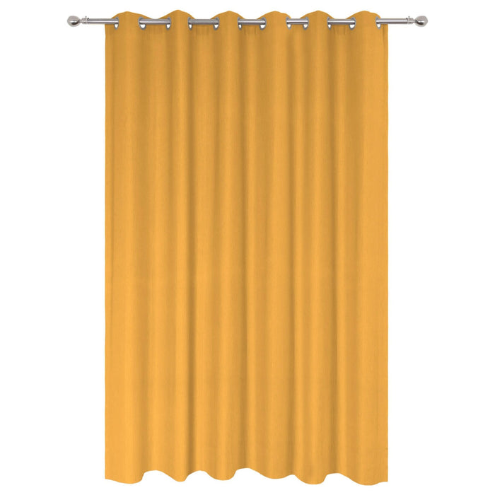 Draperie Inspire Kalpe Solemio, 200 x 280 cm, cu inele, galben WALTI