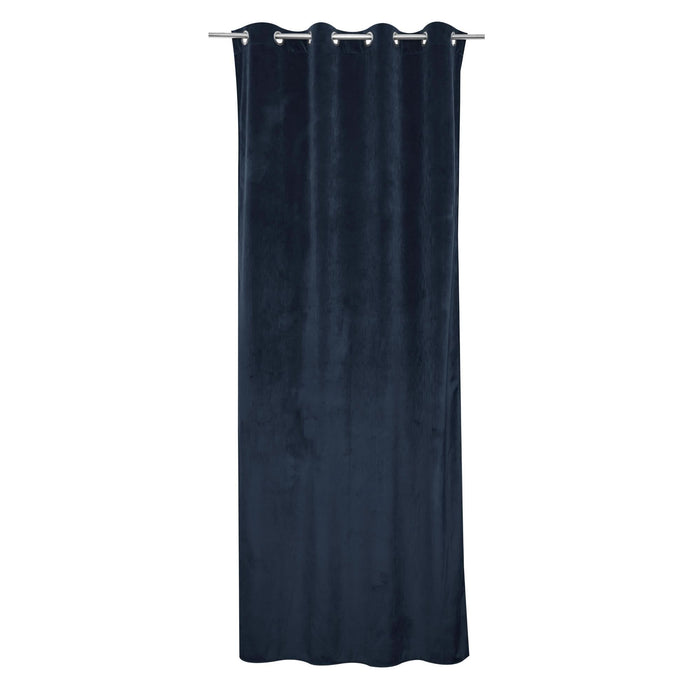 Draperie Tony 140 x 280 cm, inele, albastru WALTI