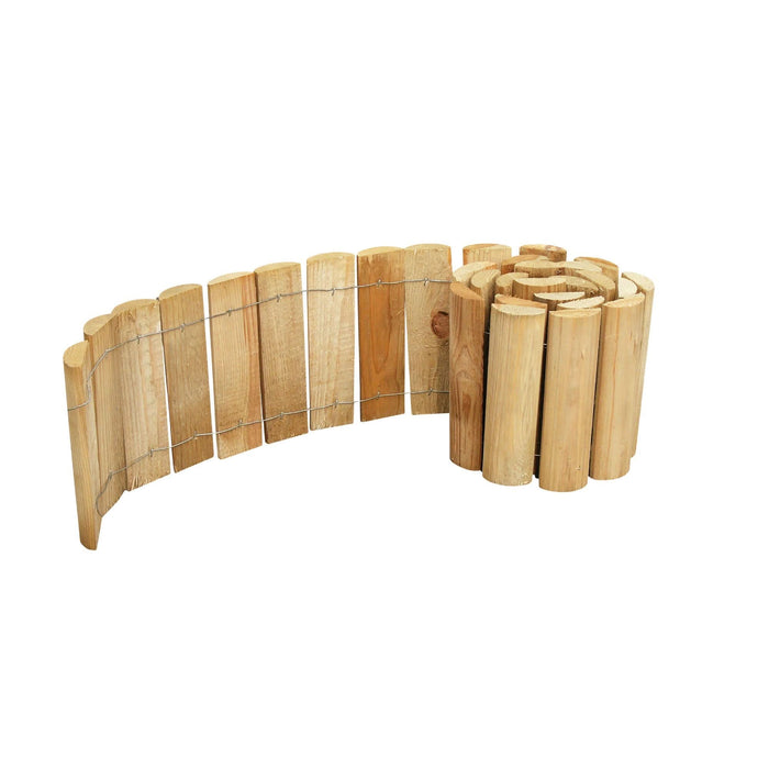 Bordura lemn pin Flex Forest, 180 x 1.6 x 20 cm, lemn natur WALTI