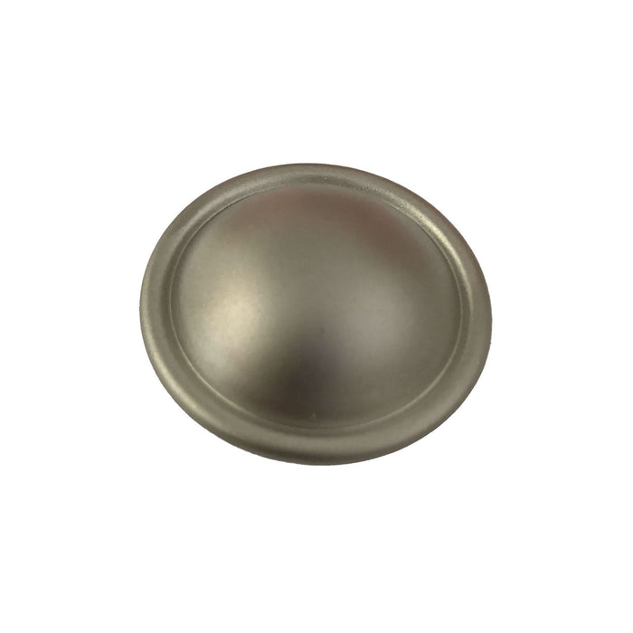 Buton mobila Brino, Ø 29 mm, zamac, gri, finisaj nichelat WALTI