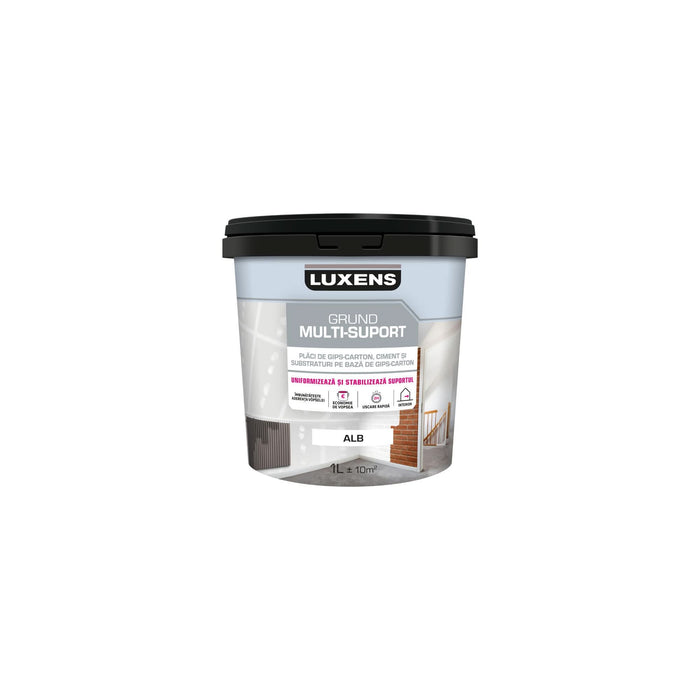Amorsa Luxens pentru perete, multi-suport, camere uscate, interior, alb, 1 L WALTI