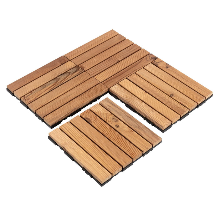 Set 6 bucati dale lemn pin, thermo, 300 x 300 x 27 mm WALTI
