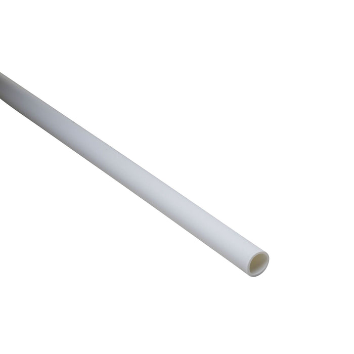 Teava rotunda PVC, 12 X 1 mm, L = 1 m, alb mat WALTI