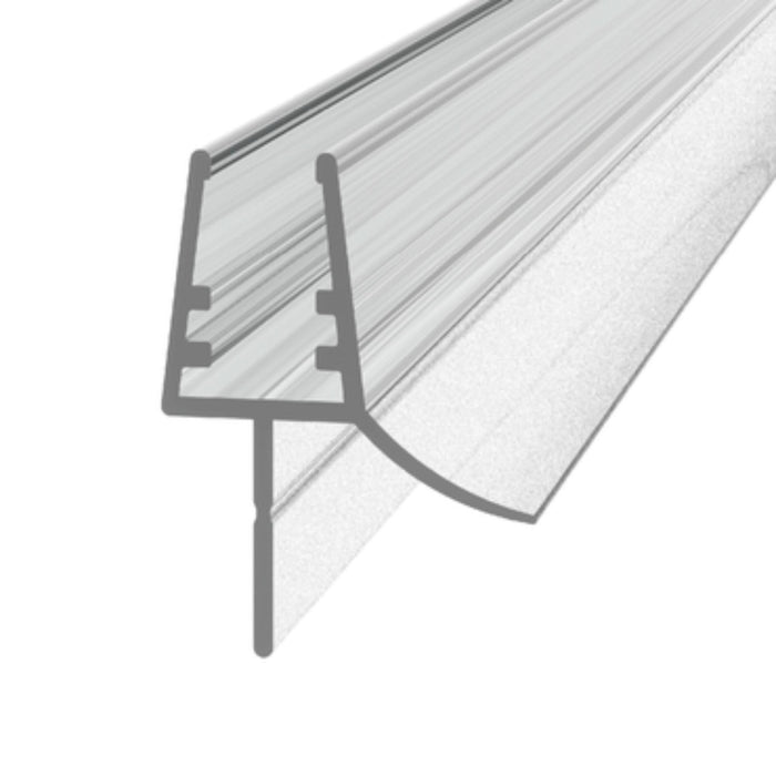 Profil etans transparent 100cm pentru sticla de 4-5mm WALTI