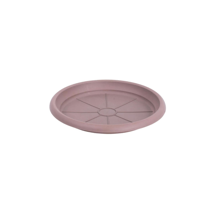 Farfurie ghiveci Dalia, plastic, Ø 13.5 cm, maro hazelnut WALTI