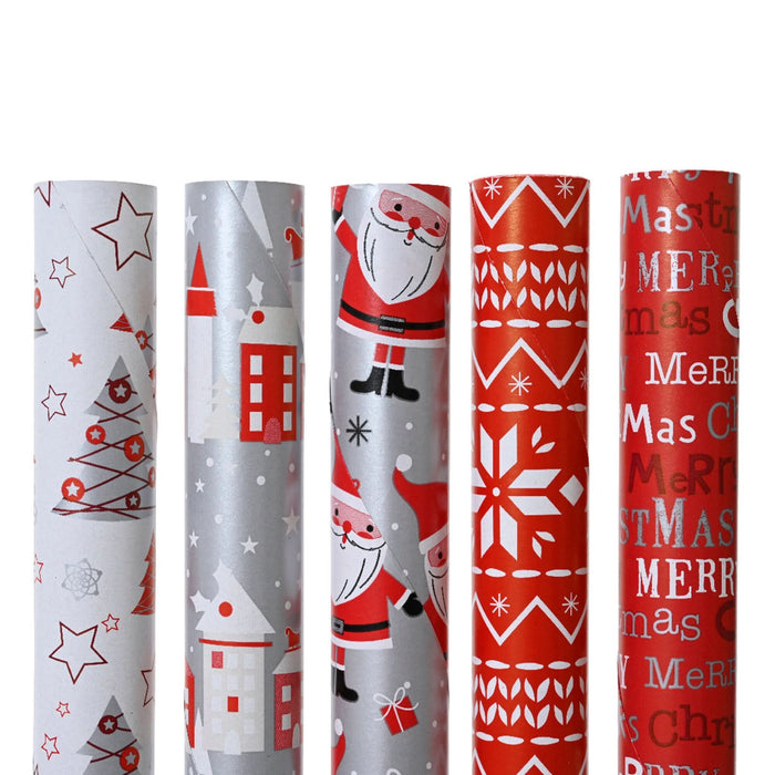 Hartie de impachetat cadouri, pentru Craciun, 70 x 200 cm, diverse modele WALTI