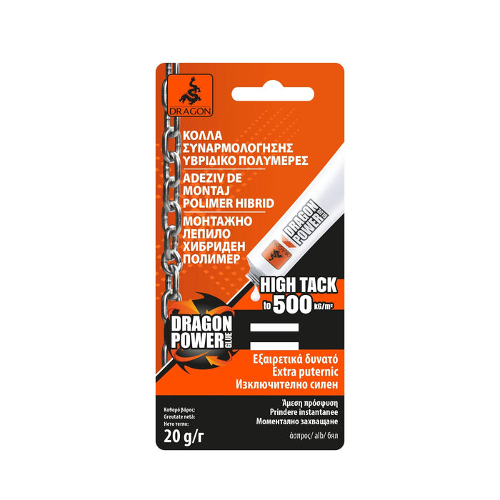 Adeziv Dragon All in One Hybrid Power, de reparare, 20 g, alb WALTI