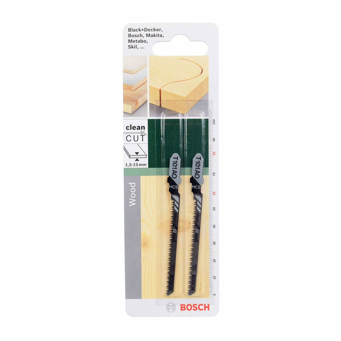 Panze fierastrau vertical, Bosch T101AO, pentru lemn, taiere max 15 mm (set 2 buc) WALTI