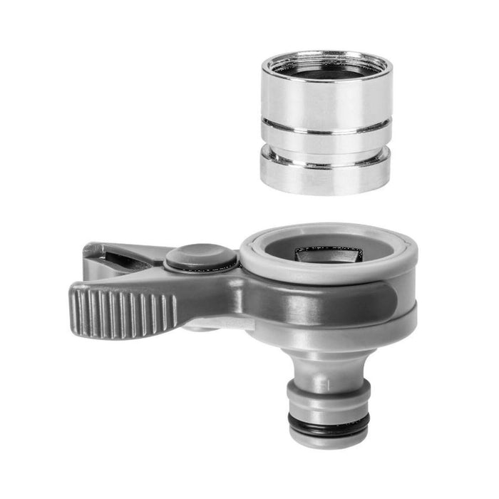 Conector furtun Cellfast, polivalent, cu clema, infiletare, plastic, 22 - 24 mm WALTI