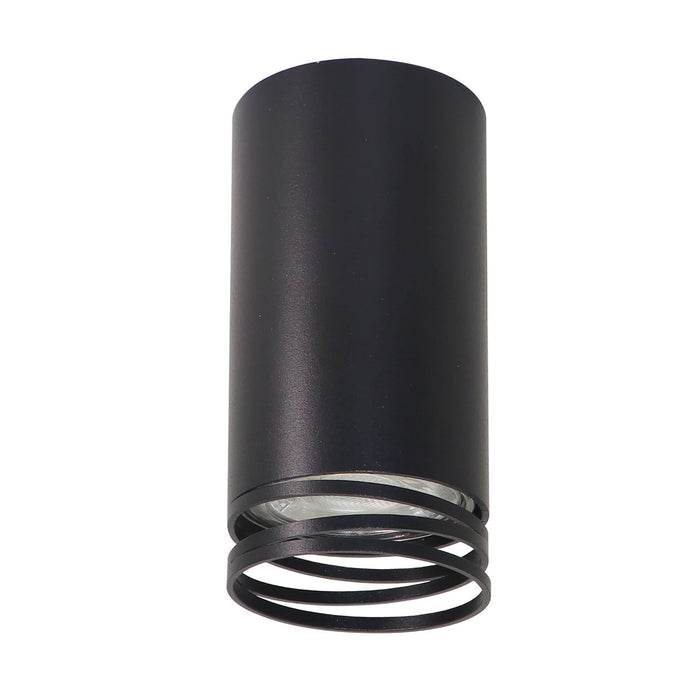 Spot aplicat, 1 x GU10, 15 W, D5.5cm, negru WALTI