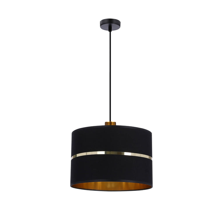 Pendul Assam, 1 x E27, 60 W, negru-auriu WALTI