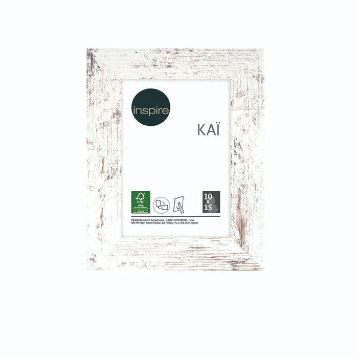 Rama foto Inspire Kai, 10 x 15 cm , lemn, alb WALTI