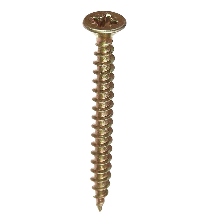 Surub lemn, cap inecat, otel zincat, 4 x 40 mm (set 500 buc) WALTI