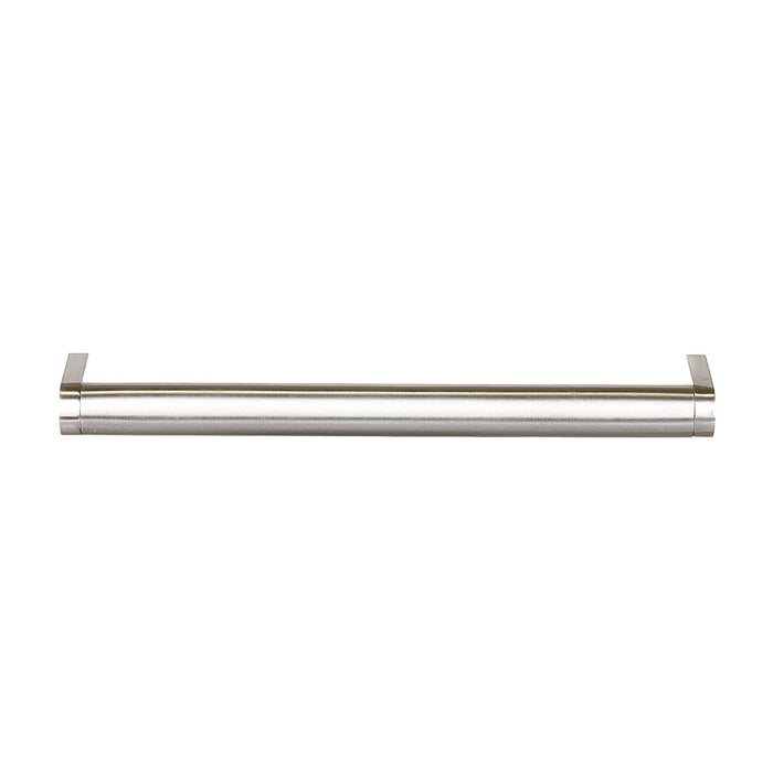 Maner mobila, 256 mm, zamac, gri, finisaj lucios WALTI