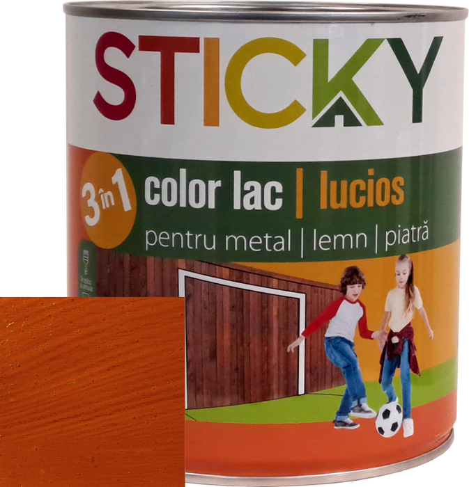 Lac protector lemn Sticky, alchidic, lucios, cires, 2.5 L WALTI