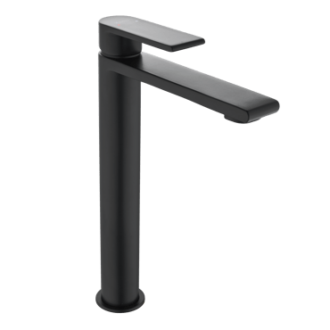 Baterie lavoar inalta Sensea Cinta, monocomanda, negru WALTI