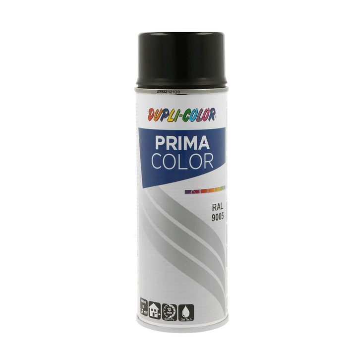 Vopsea spray Prima, decorativa, negru RAL9005, lucios, 400 ml WALTI
