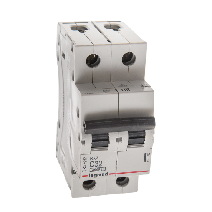 Disjunctor Legrand RX3, bipolar, 32 A, curba C, 4.5 KA WALTI
