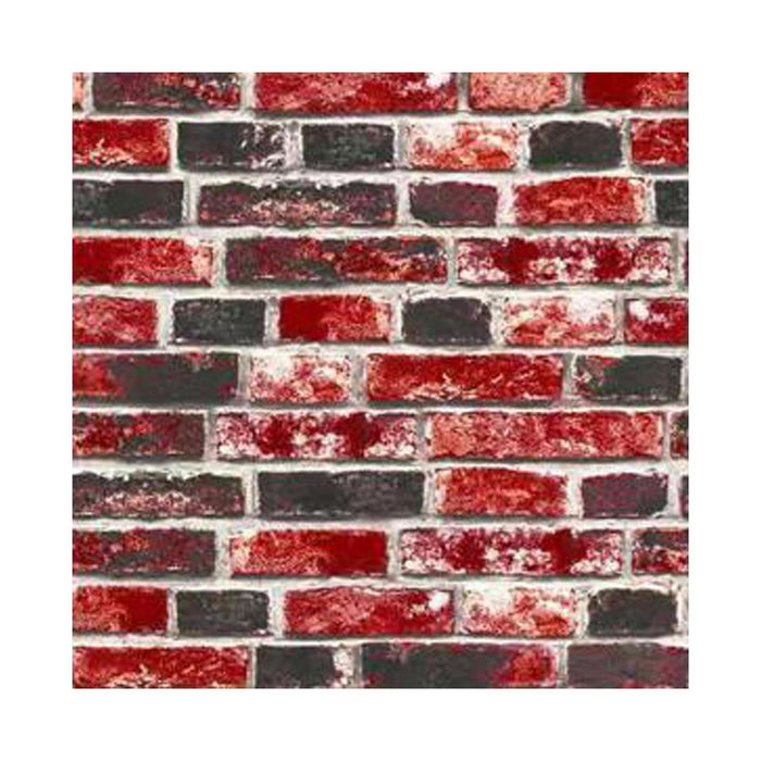 Panou decorativ autoadeziv pentru perete, model caramida rosie, 70 x 77 cm WALTI