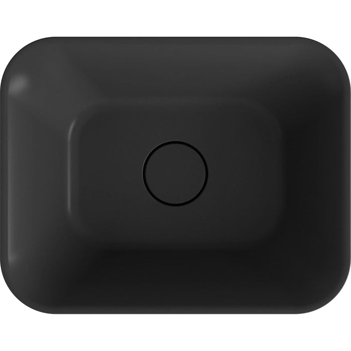 Lavoar cu montaj pe blat Capsule, latime 38 cm, negru mat WALTI