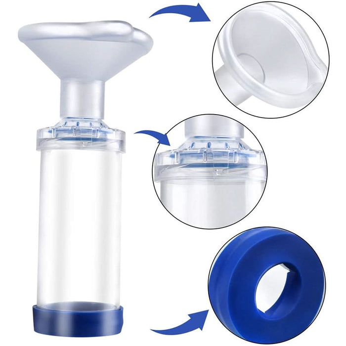 Camera de inhalare KIDSCARE KCCI10C, albastru-transparent WALTI