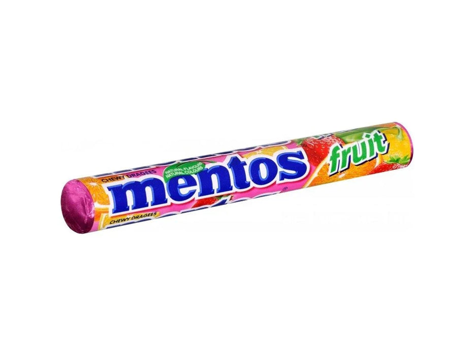 mentos Bomboane Gumate Fruit Chewy Dragees 38 g - WALTI WALTI