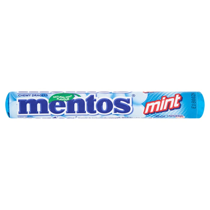 mentos Bomboane Gumate Mint Chewy Dragees 38 g - WALTI WALTI