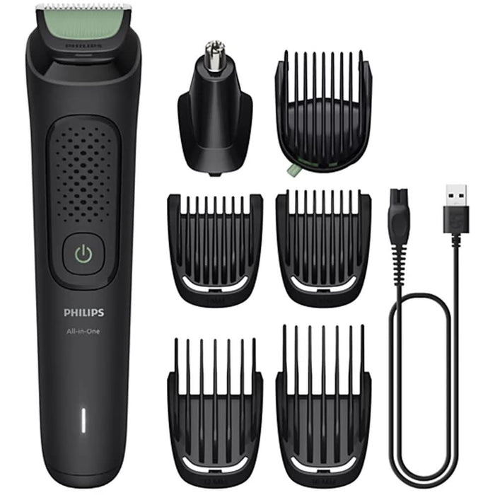 Aparat de tuns multifunctional 7 in 1 PHILIPS Series 3000 MG3930/15, acumulator, autonomie 60 min, negru WALTI