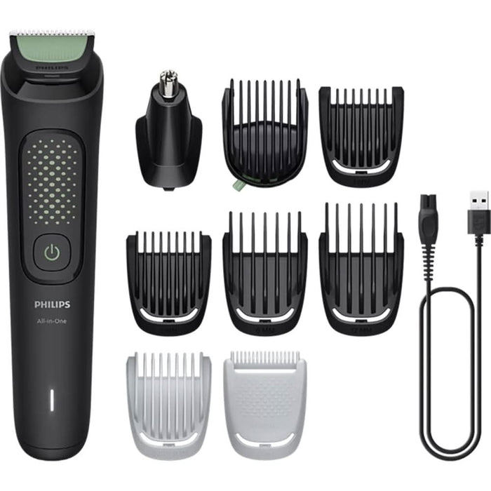 Aparat de tuns multifunctional 9 in 1 PHILIPS Series 3000 MG3945/15, acumulator, autonomie 90 min, negru WALTI