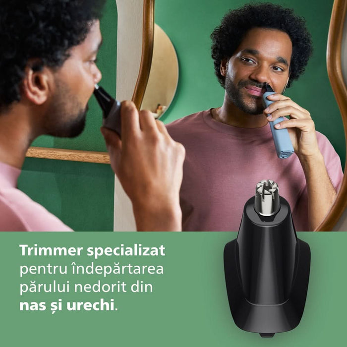 Aparat de tuns multifunctional 10 in 1 PHILIPS Series 5000 MG5931/15, acumulator, autonomie 120 min, gri WALTI