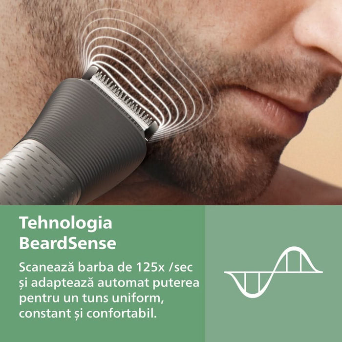 Aparat de tuns multifunctional 11 in 1 PHILIPS Series 5000 Series MG5941/15, acumulator, autonomie 120 min, argintiu WALTI