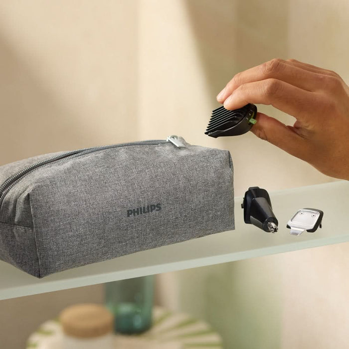 Aparat de tuns multifunctional 11 in 1 PHILIPS Series 5000 Series MG5941/15, acumulator, autonomie 120 min, argintiu WALTI