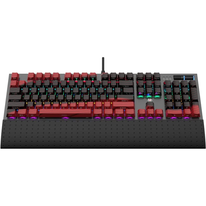 Tastatura Gaming mecanica MYRIA MG7540, USB, Layout US, negru-rosu WALTI
