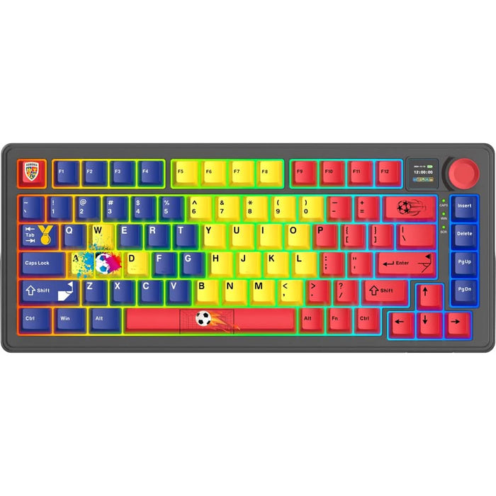 Tastatura Gaming Wireless mecanica MYRIA MG7550FRF. Bluetooth, USB, Layout US, multicolor WALTI